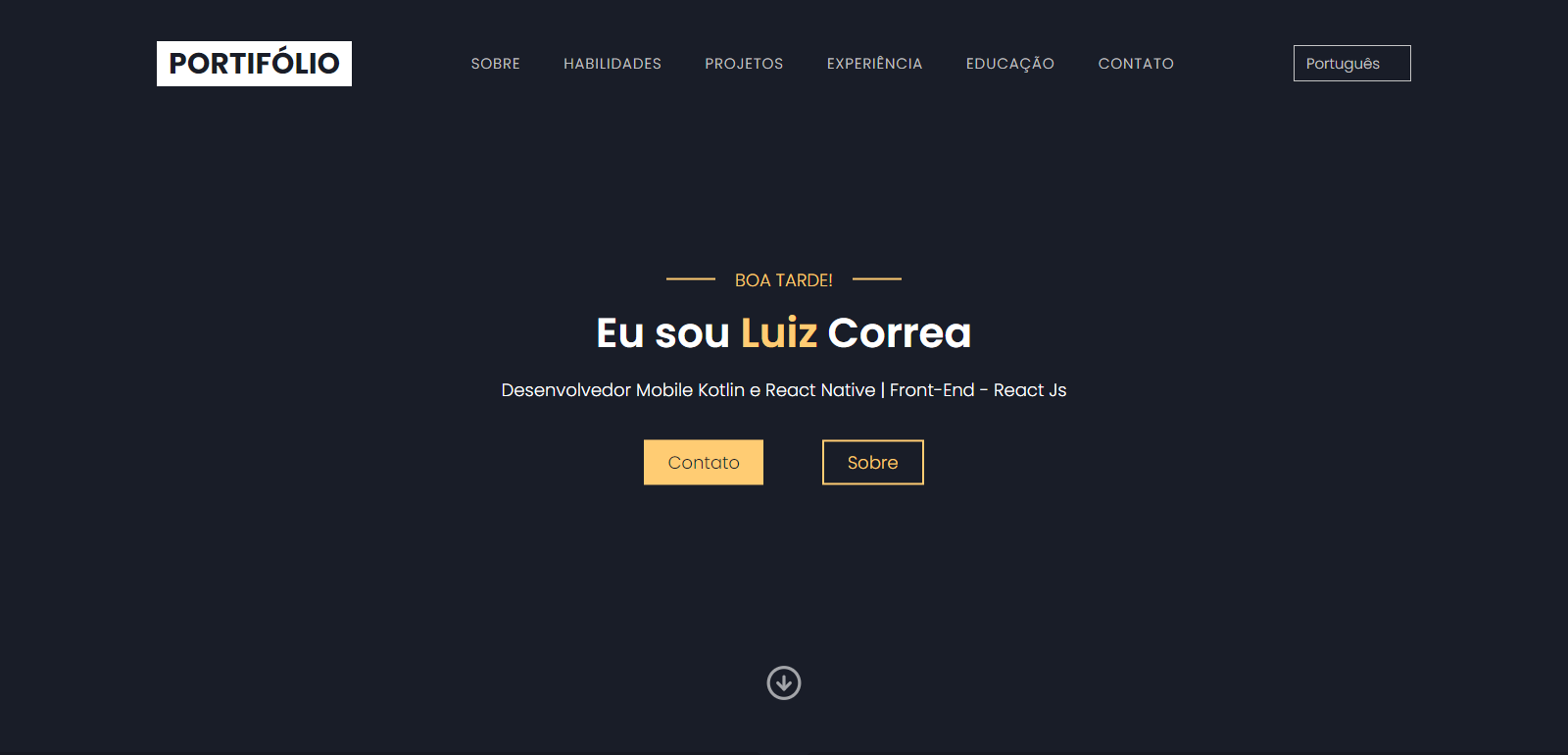 GitHub - LuizCorrea-Dev/my-portfolio-code: my portfolio code