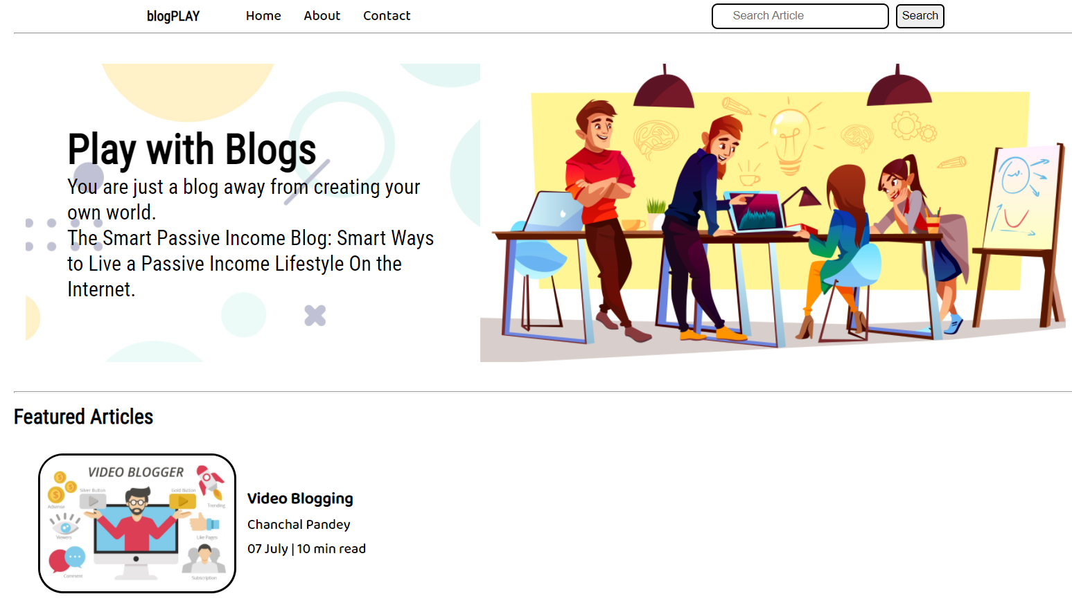 GitHub - nitinpal2001/Blogging-Website-Template: This is a blogging ...