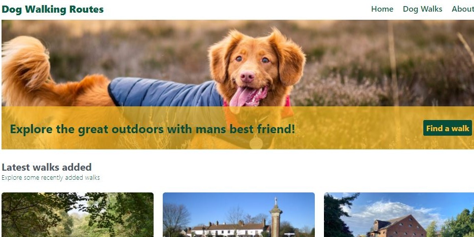 GitHub - duncanjbain/dog-walking-routes: A website for discovering new ...
