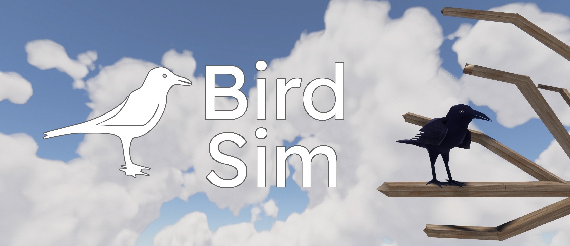 GitHub - MItCHeLPL/Bird-Sim: Fly in a group of birds and explore ...