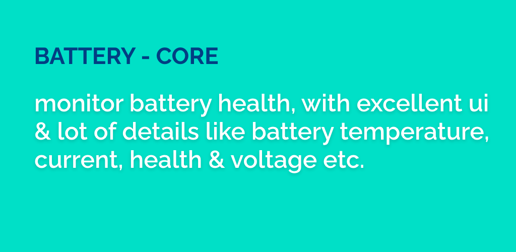 GitHub shrine2000/BatteryCore Battery Core will display battery health, battery usage