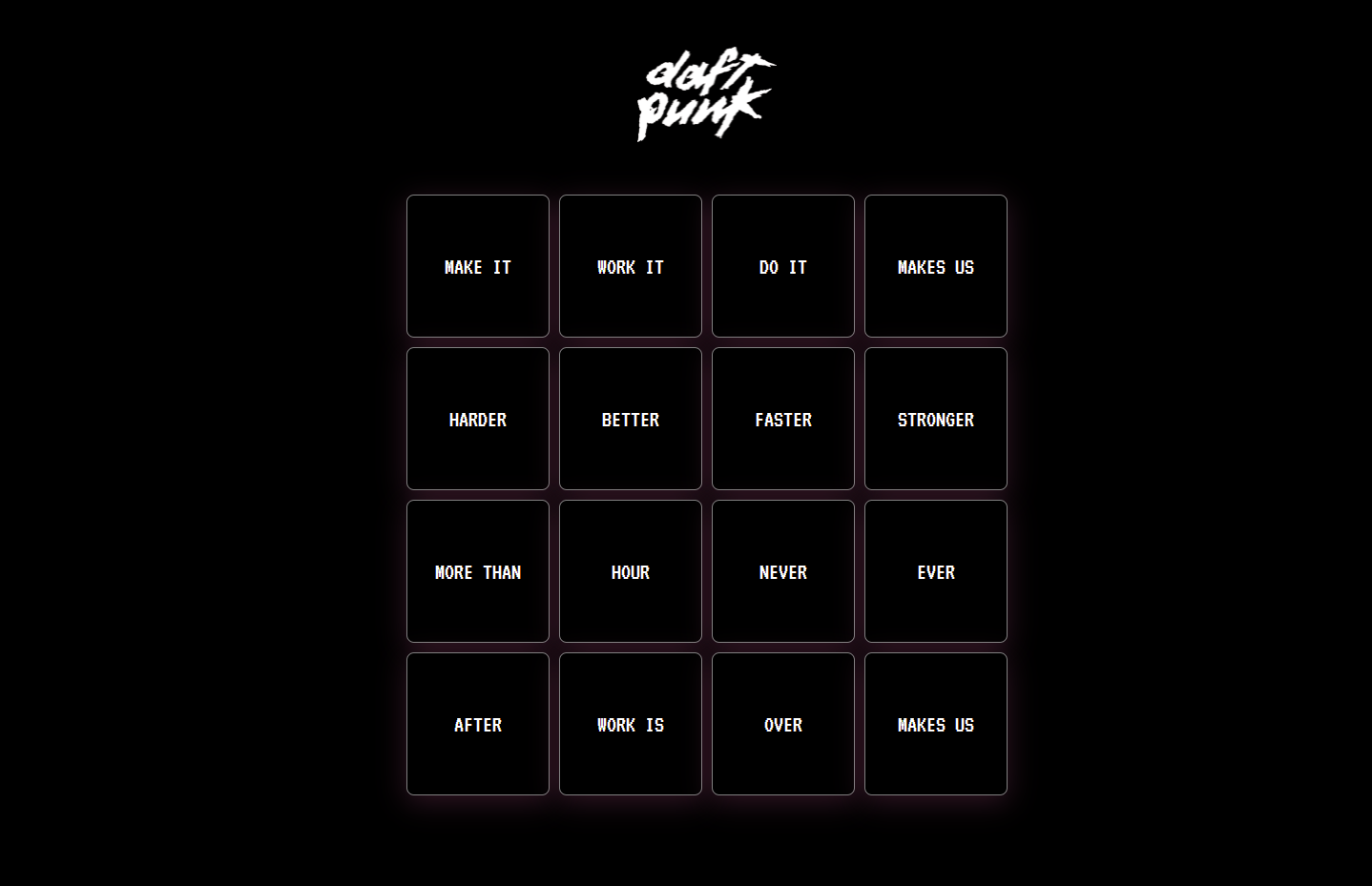 GitHub clemmurphy/DaftPunkSoundboard Daft punk soundboard with