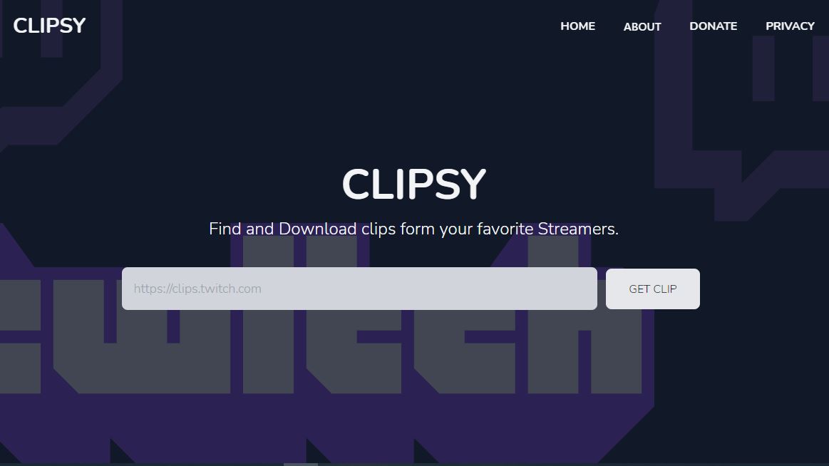 GitHub - ananthunalloor/Clipsy: Clipsy is a web app that helps you ...