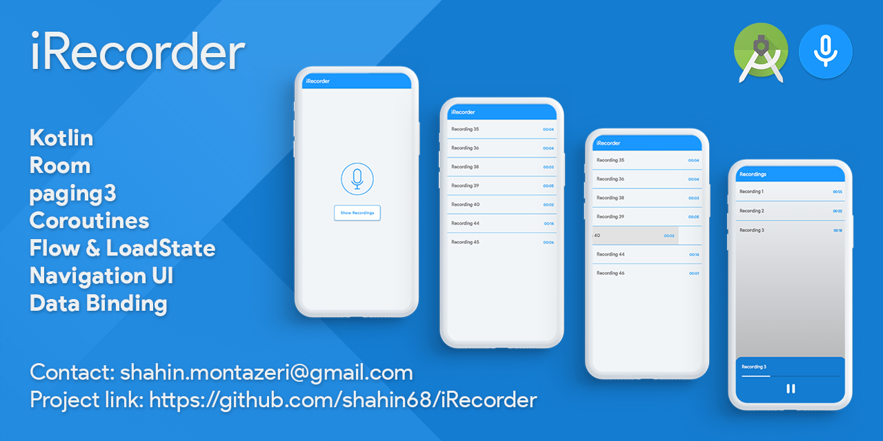 GitHub - shahin68/iRecorder: An offline audio recorder (For ...