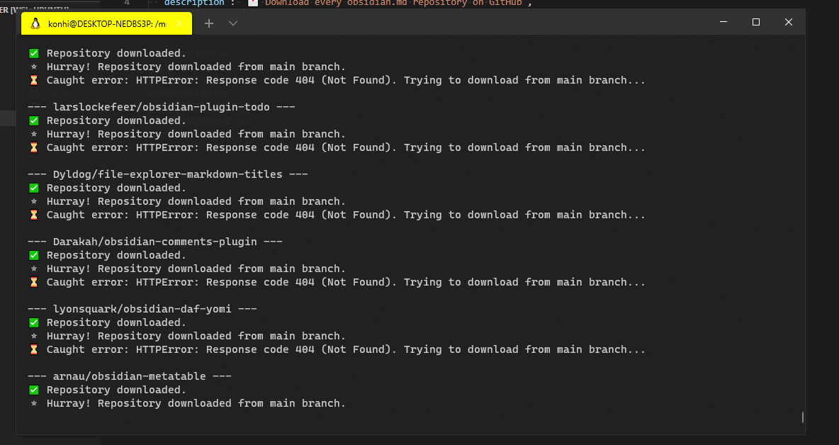 GitHub - konhi/obsidian-repositories-downloader: 📦 • learn, analyze and ...