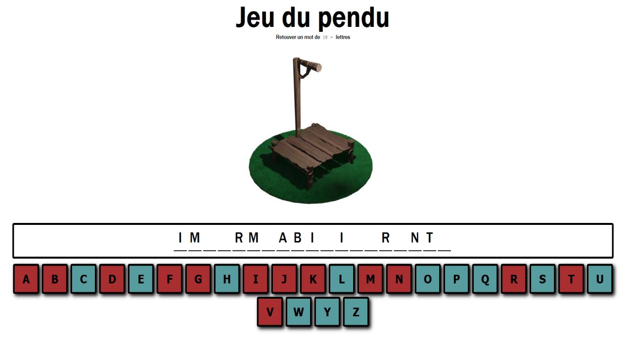 GitHub stef35230/Pendu jeu de mot du pendu