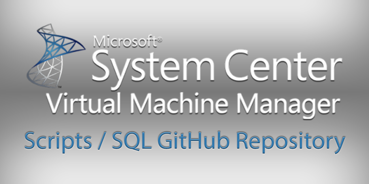 SCVMM-Scripts-and-SQL