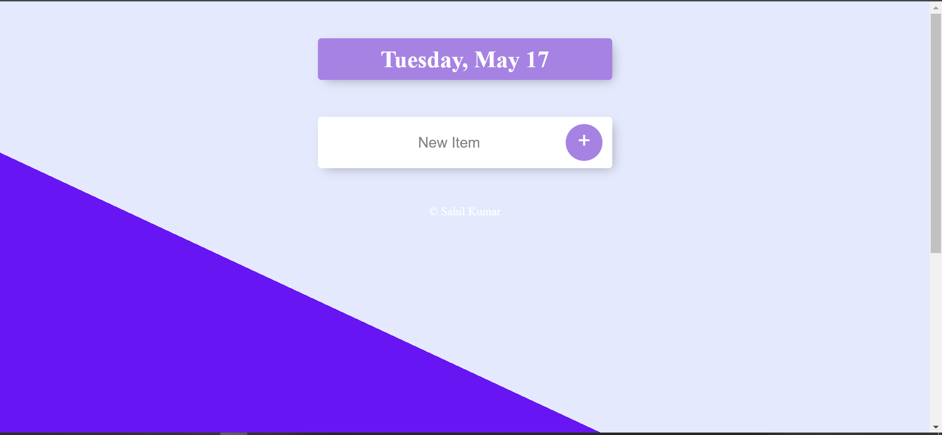 GitHub - sahilkr7m/To-do-List: A Simple To-do List