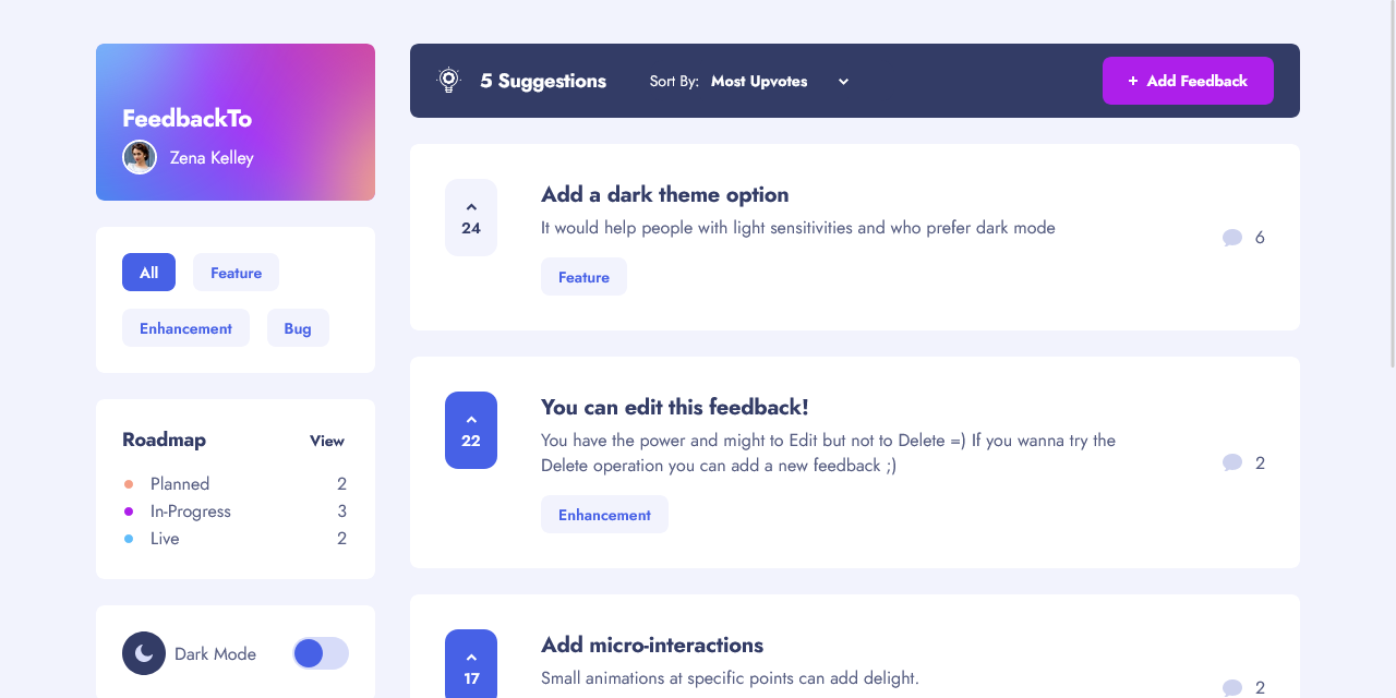 GitHub - jmarellanes/feedback-board: Code for FeedbackTo - Feedback ...
