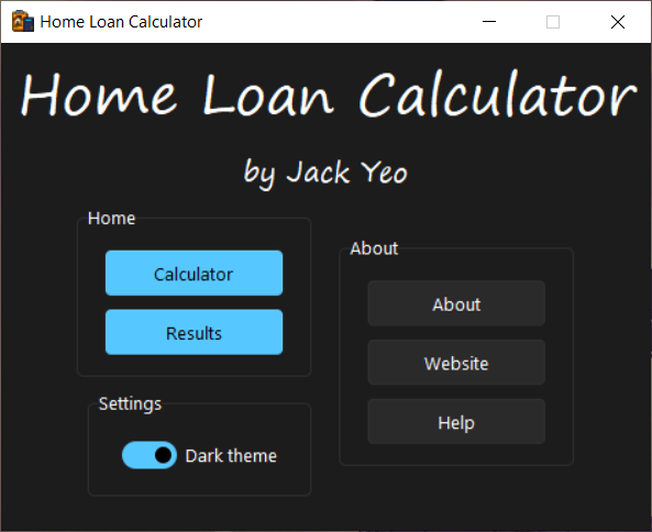 Realistic Home Loan Calculator