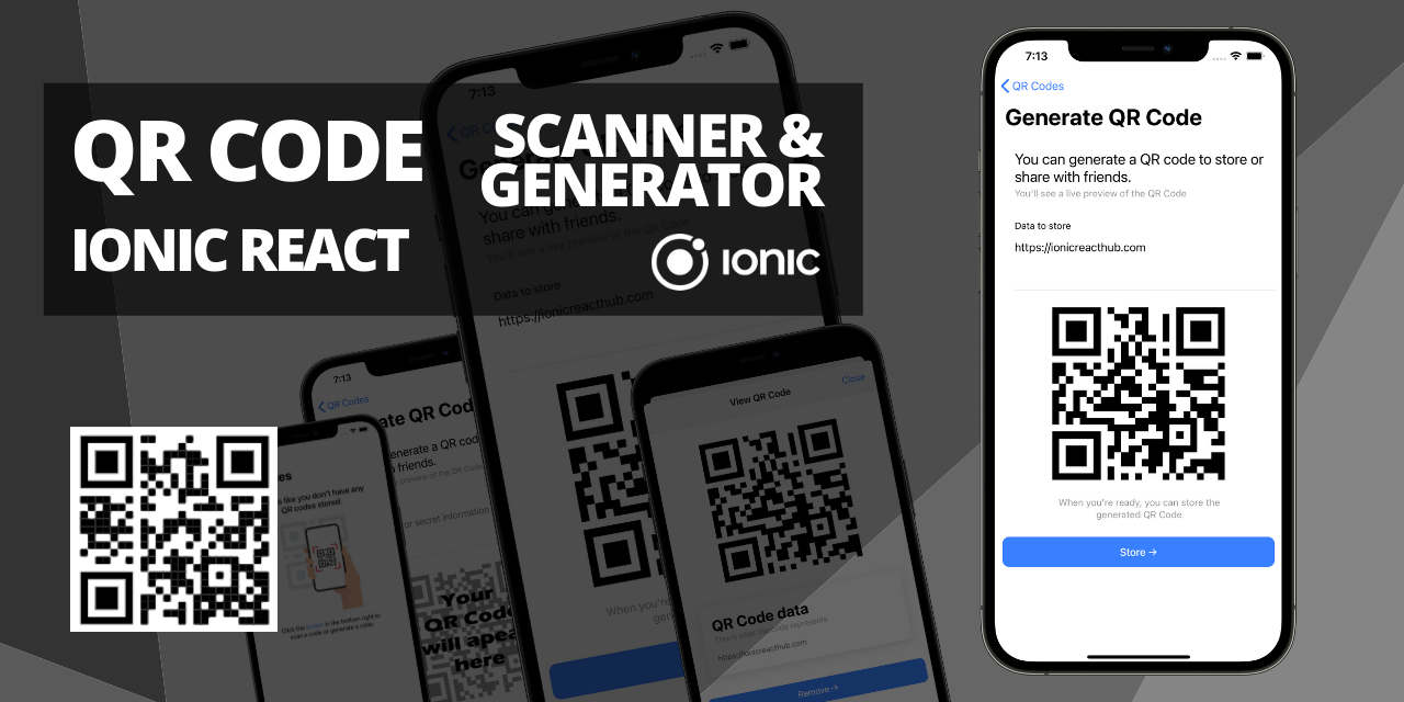 Ionic React QR