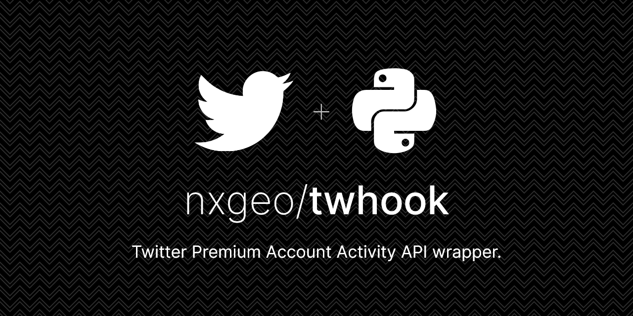 GitHub - nxgeo/twhook: Twitter Premium Account Activity API wrapper ...