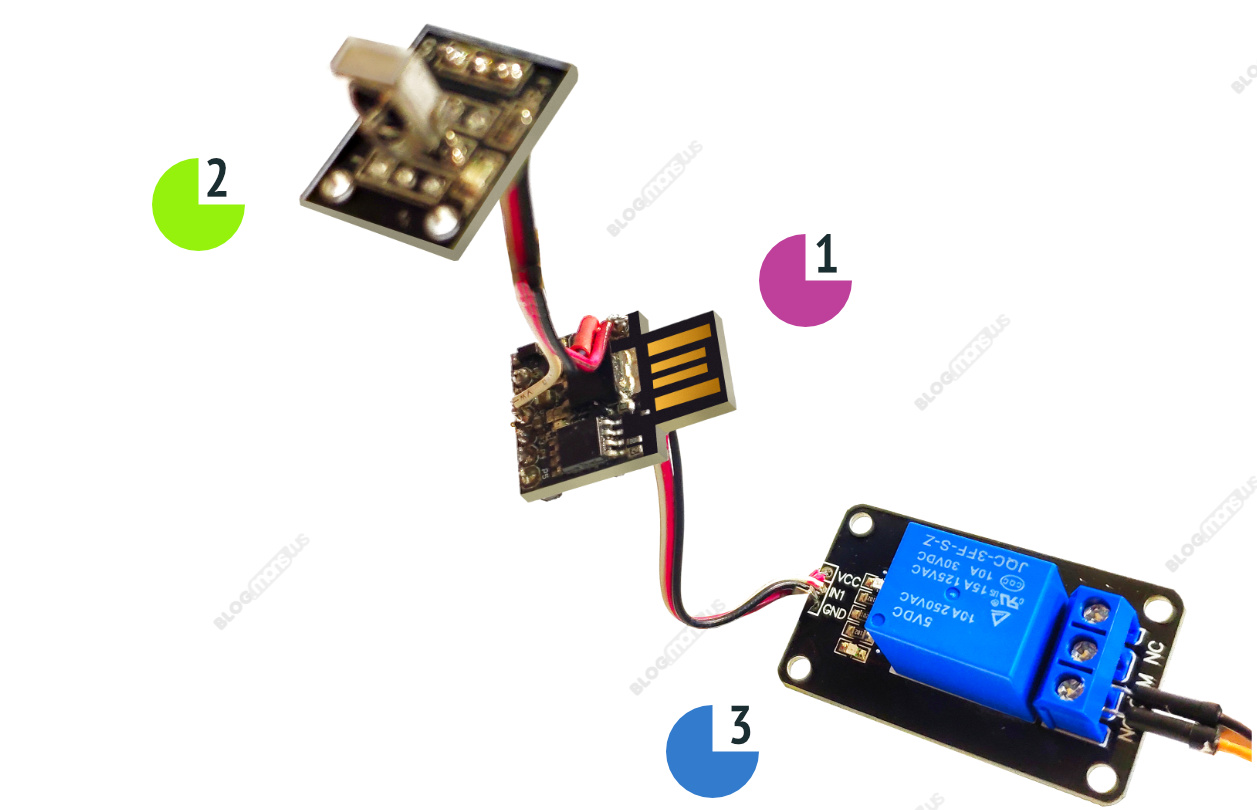 Digispark-Attiny85-IR-Relay