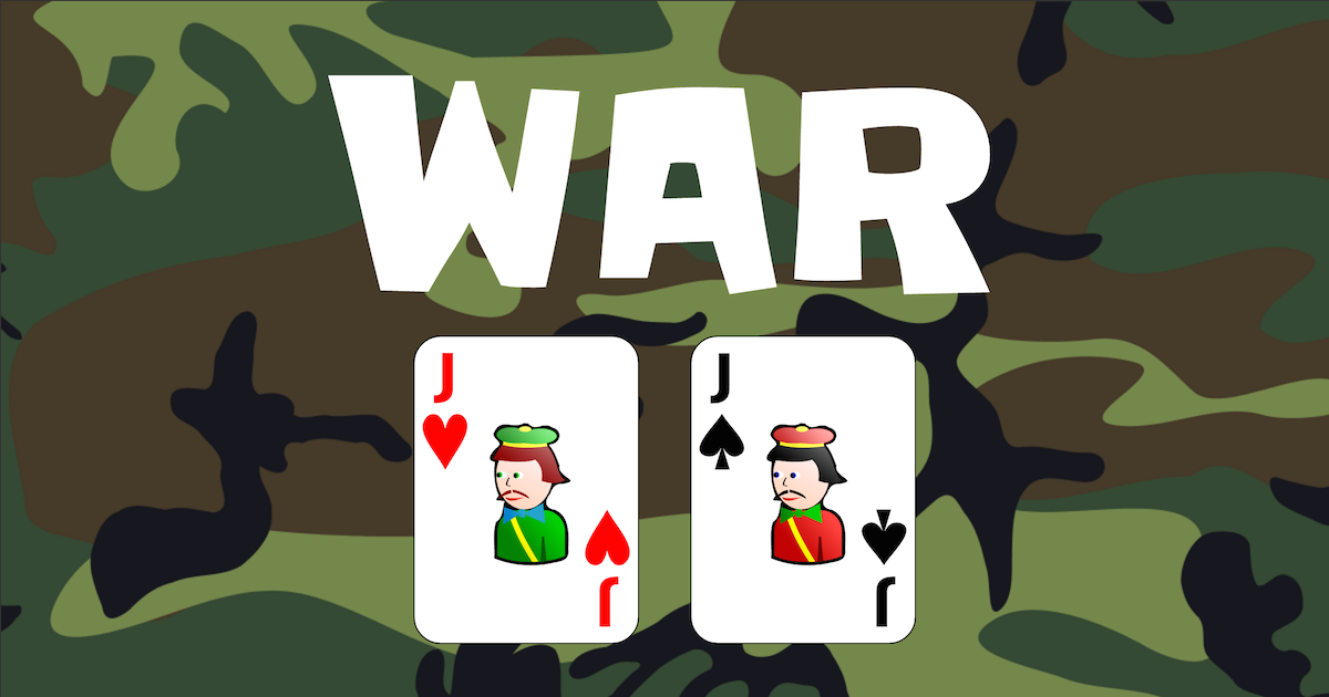 GitHub - maximedrn/war-card-game: War card game project in Python.