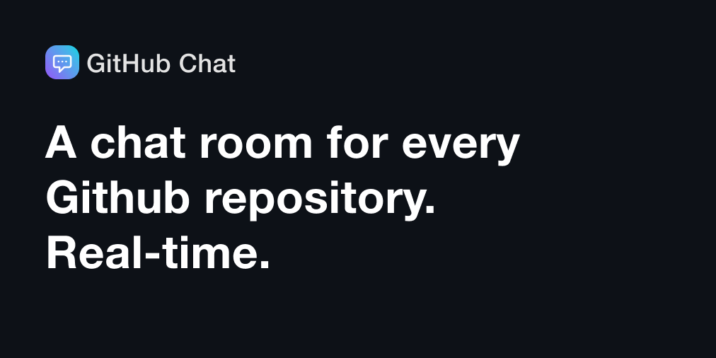 GitHub - HarryET/github-chat: A chat room for every GitHub repository ...