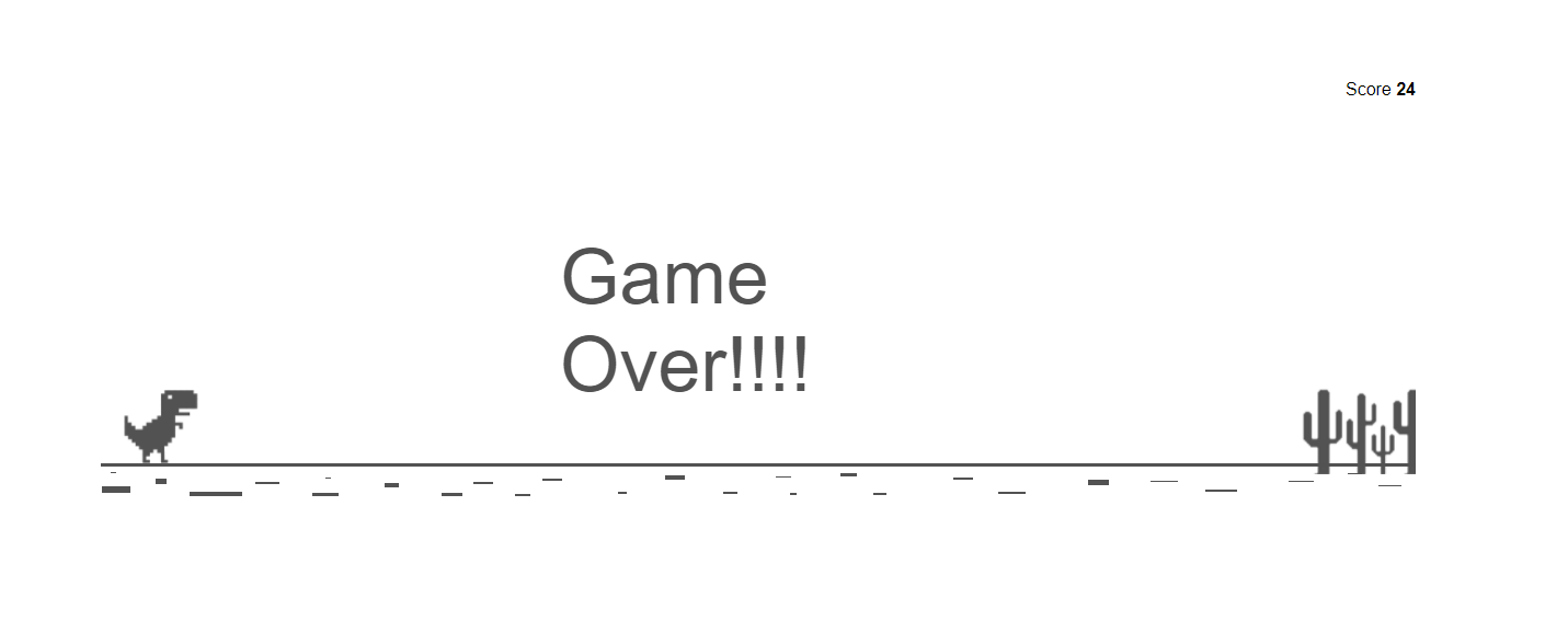 GitHub - leander-dsouza/Chrome-Dino-Android: A custom replication of the Chrome's  Dino offline game on Android using Unity 2D