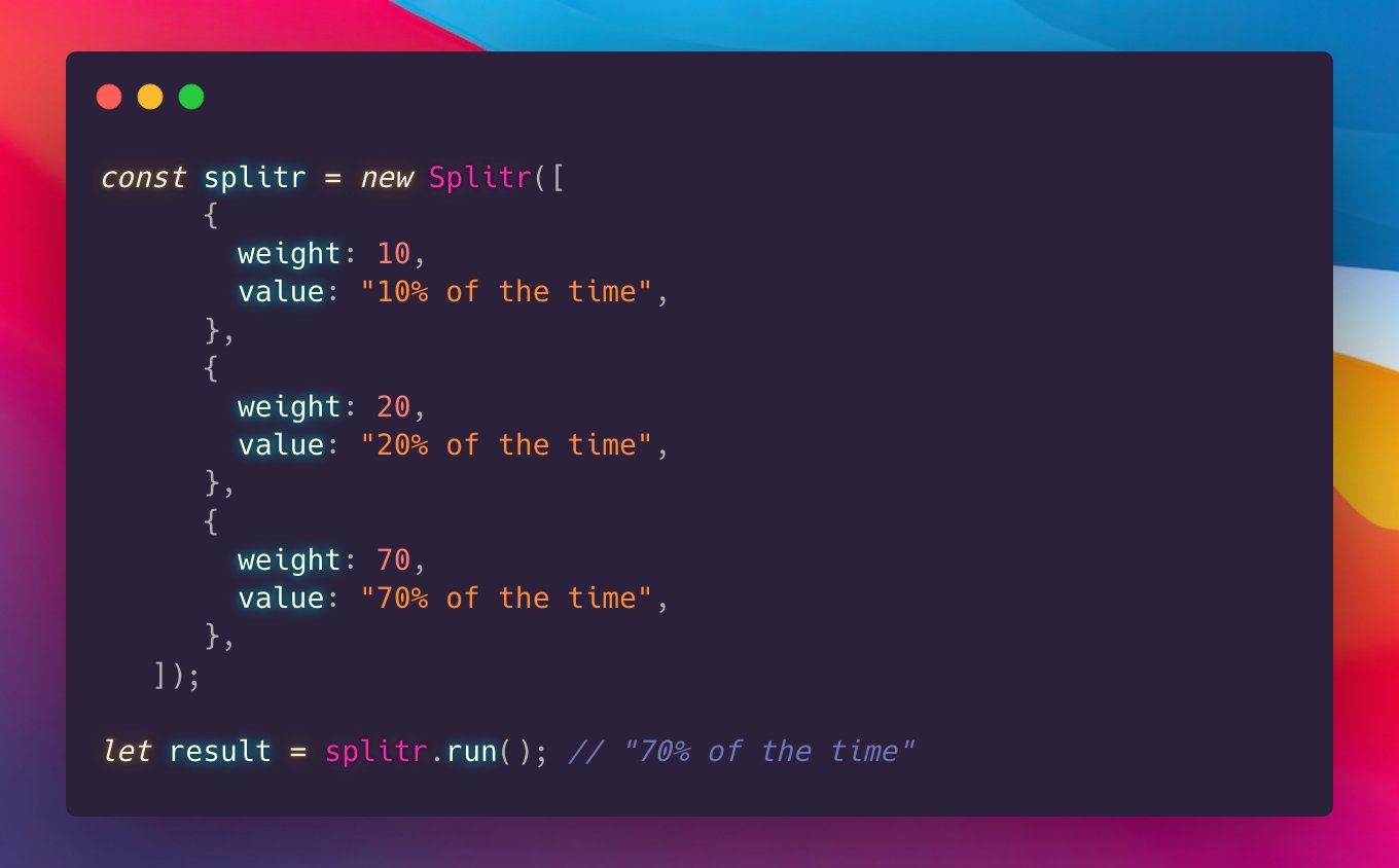 GitHub - christopherarter/splitr: A traffic splitting middleware
