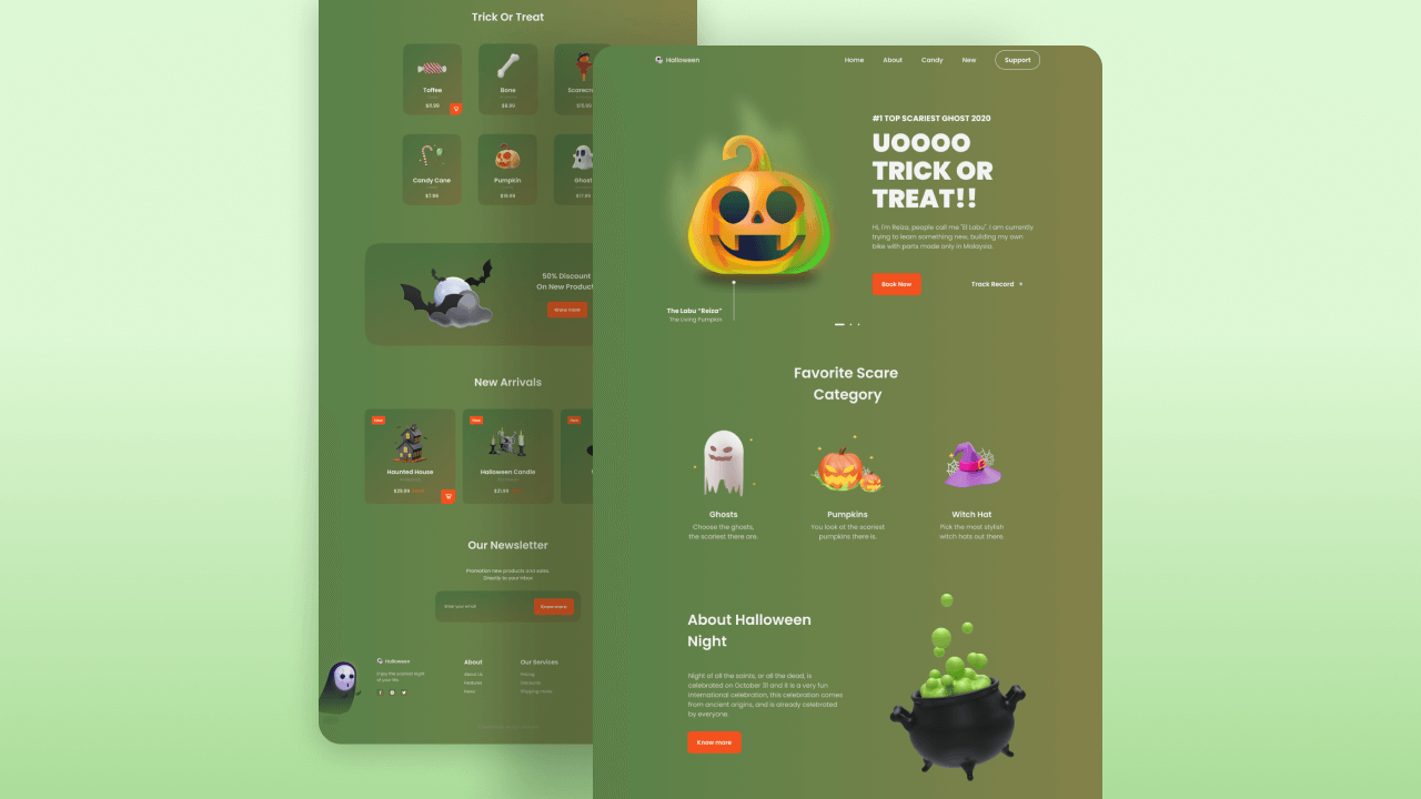 Halloween websites best sale