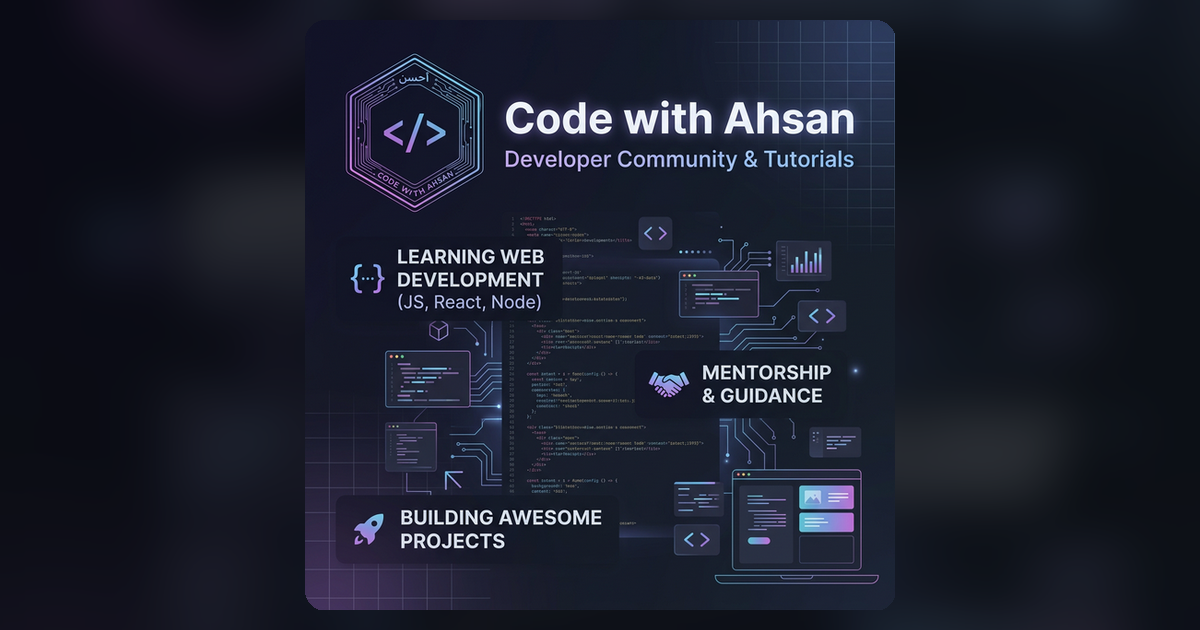 GitHub - AhsanAyaz/code-with-ahsan · GitHub