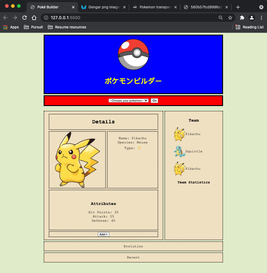 GitHub - R0nn13g/Pokemon-Pokedex-team-builder: A Cool Pokédex Style Web ...