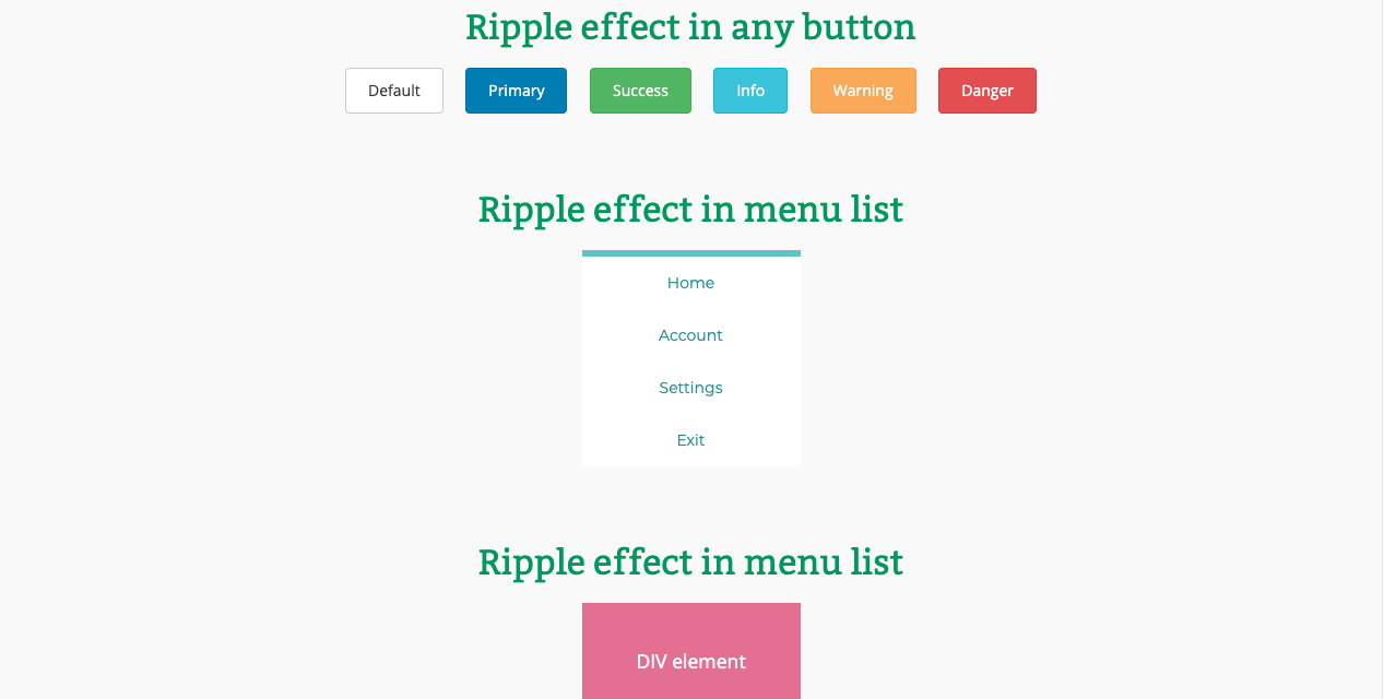 Ripple Effect Button