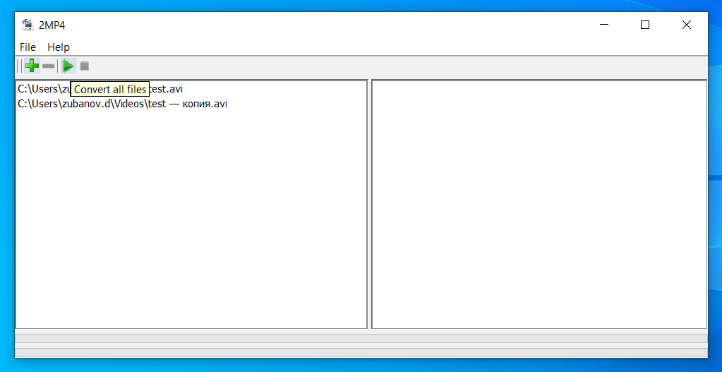 GitHub - javadimon/2MP4: Cross-platform desktop application for convert ...