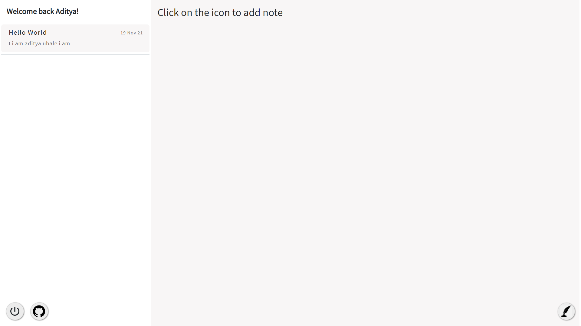 GitHub - aditya25022001/note-down: A note taking application with ...