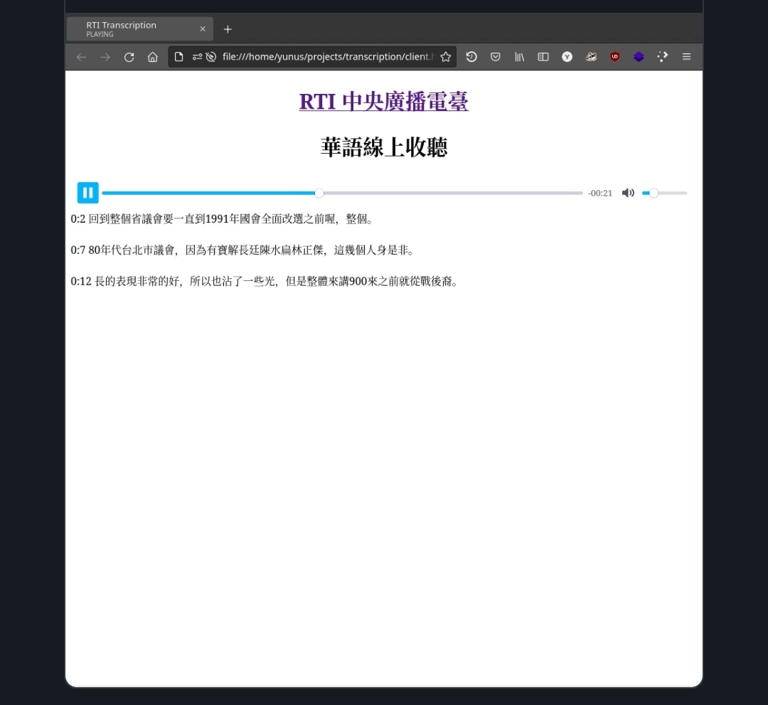 Github Yunusabd Radio Transcription