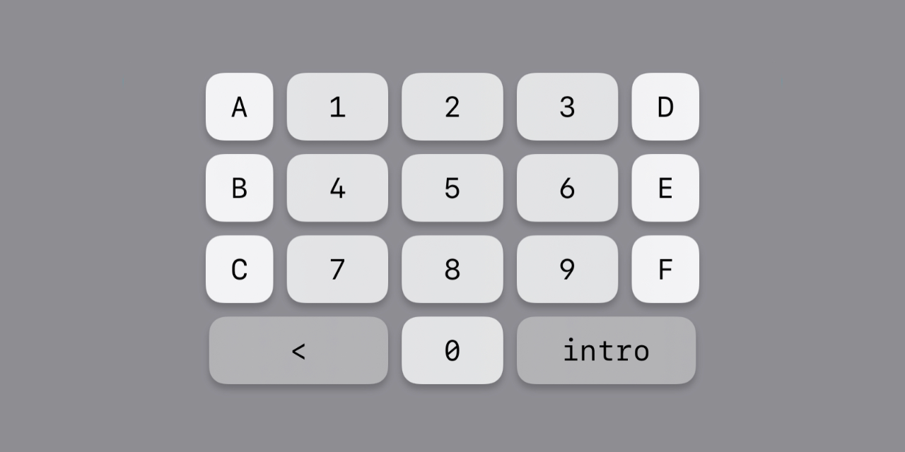 GitHub goojoob/HexBoard SwiftUI Hexadecimal Keyboard