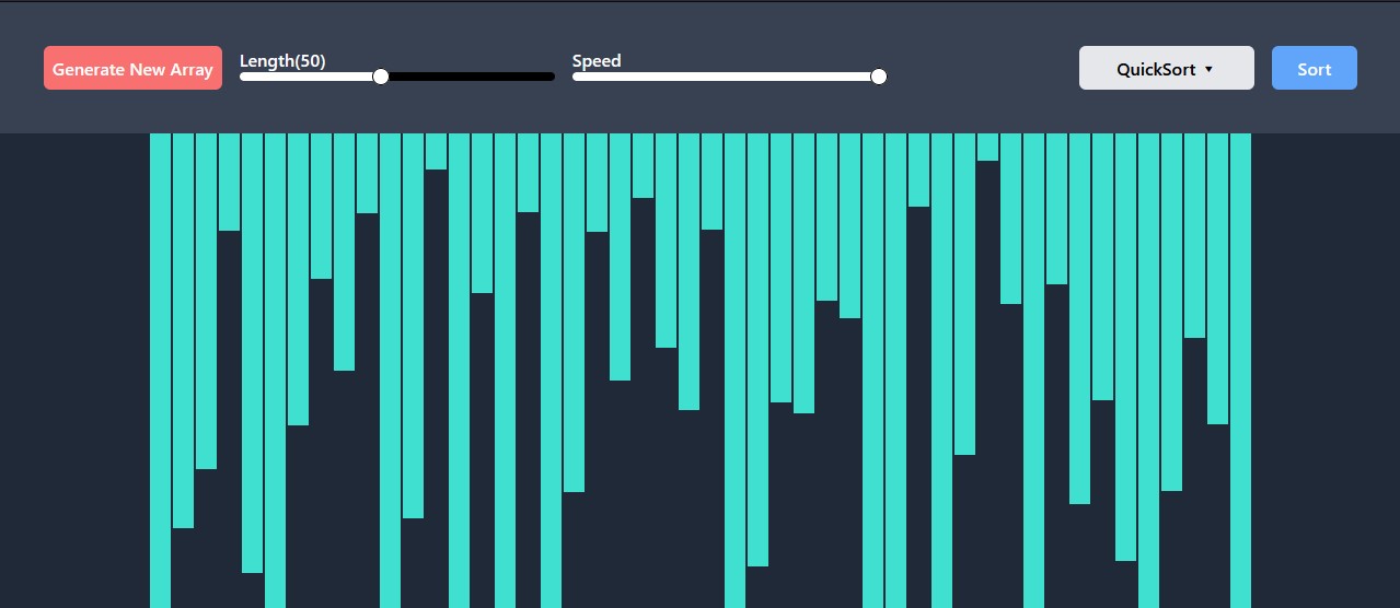 GitHub - LeoMrel/Sorting-App: Sorting Algorithms App made with React ...