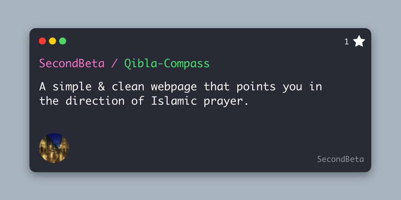 qibla · GitHub Topics · GitHub