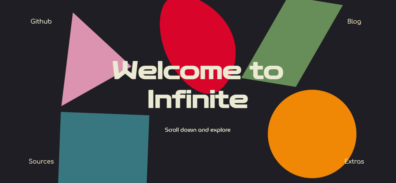 GitHub - leweyse/infinite: Infinite random template creation