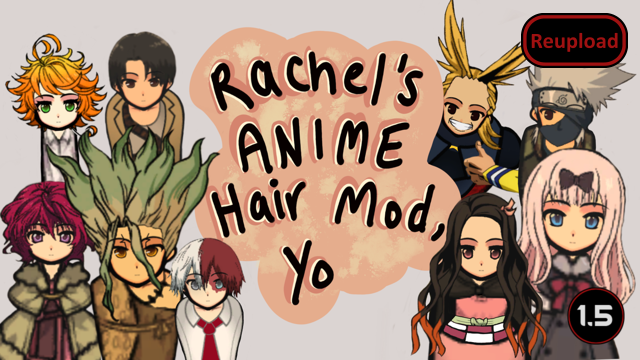 GitHub - emipa606/RachelsAnimeHairModYo: Repository for the Rimworld ...