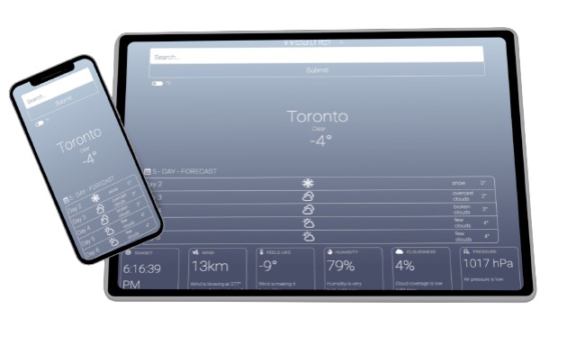 GitHub - adamPatrick12/Weather-App: A weather app that allows you to ...