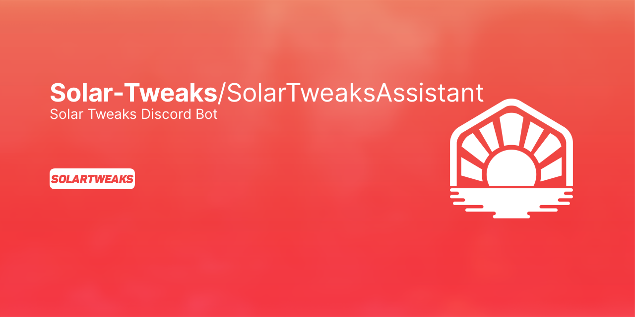 solartweaks · GitHub Topics · GitHub