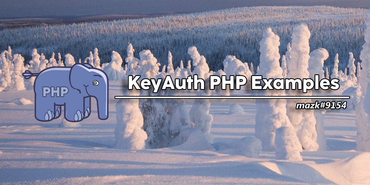 KeyAuth-PHP-Examples