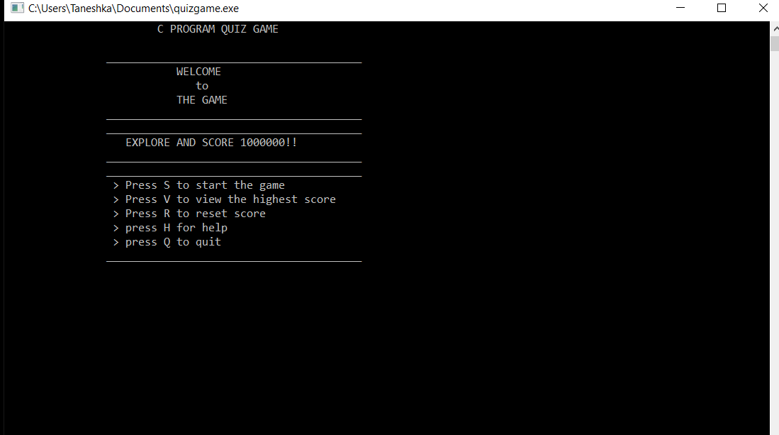 GitHub - taneshkaa/quizgame: This is a simple Quiz Game having 2 rounds ...