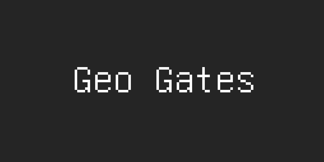 GitHub - CleoChu/GeoGatesBuild: Playeable web build for Geo Gates · GitHub