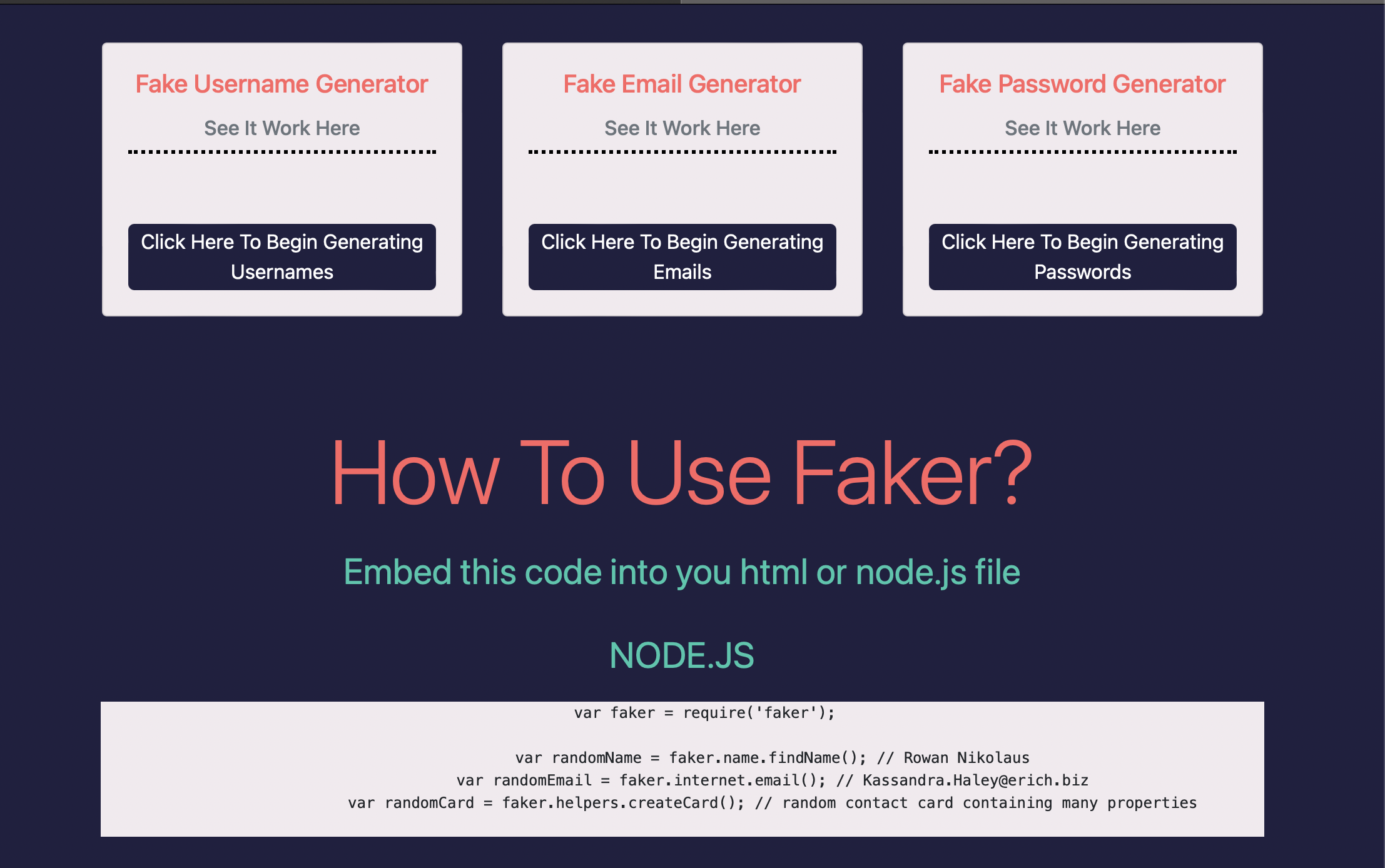 GitHub - Tortor15/Faker-NPM: A UX of NPM website