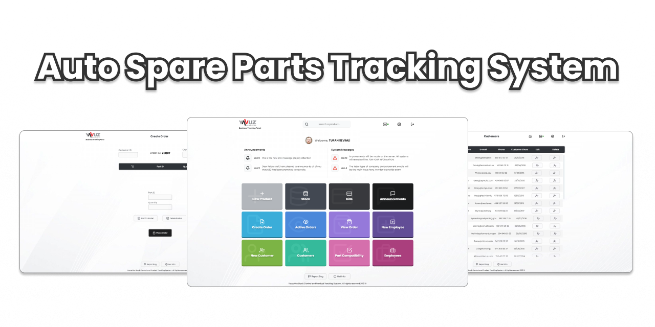 GitHub Snndmnsz Auto Spare Parts Tracking System Auto Spare Parts