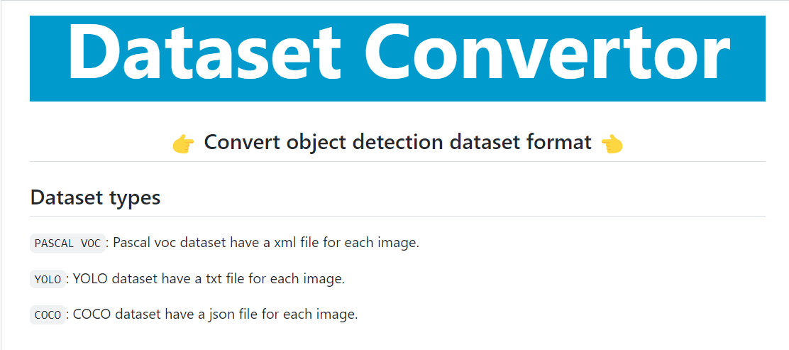 dataset-convertor