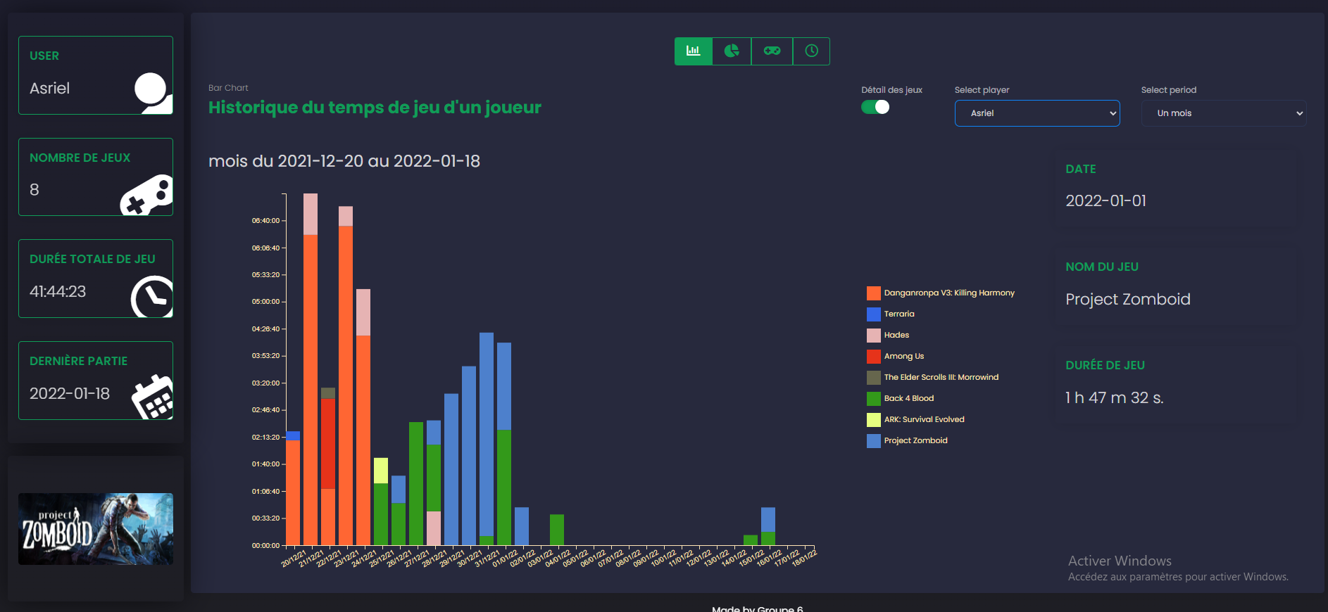 GitHub - Asriell/SteamGamingTimeVisualization