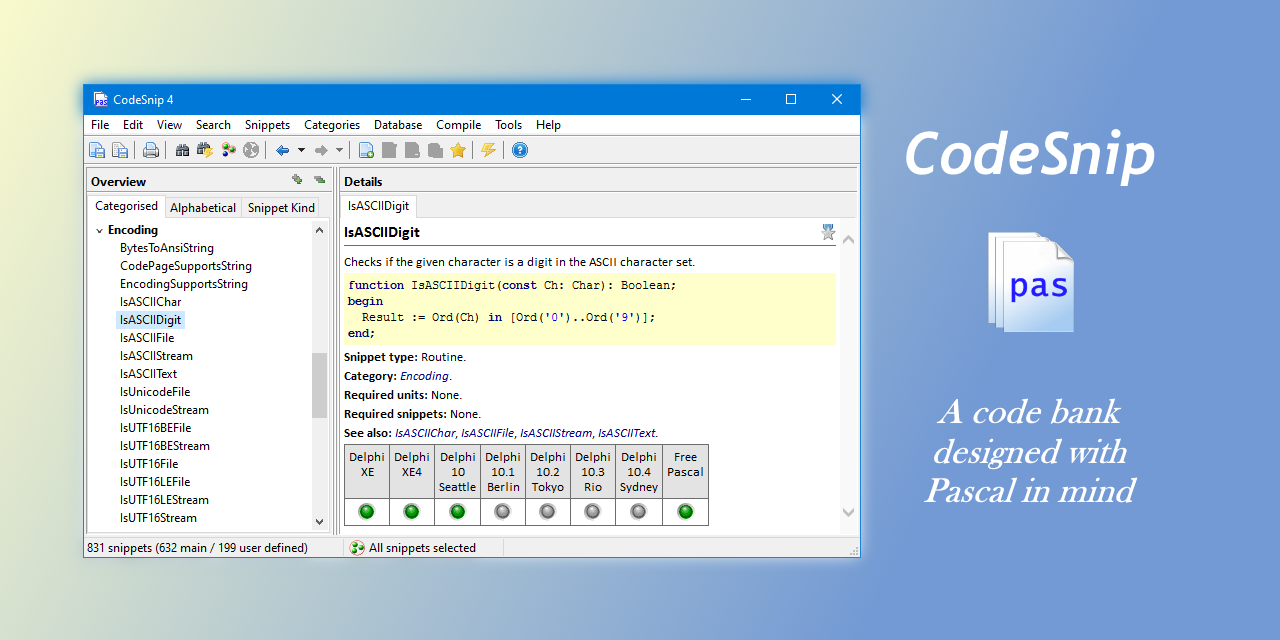 delphidabbler/codesnip