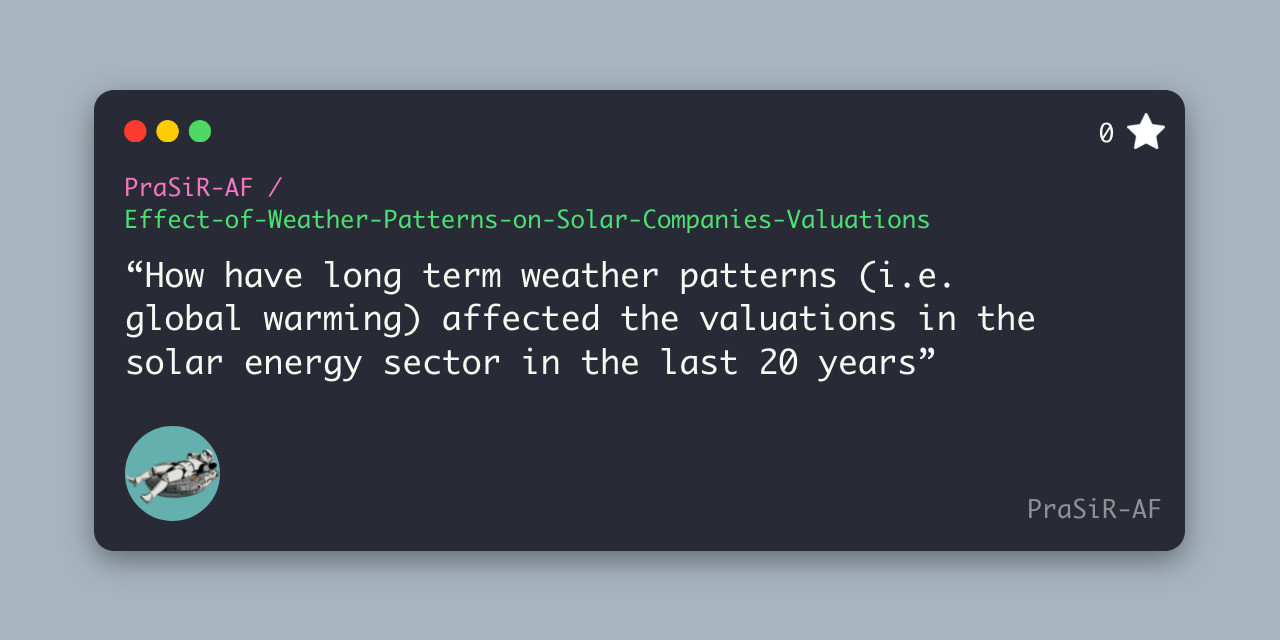 GitHub - PratulSR/Effect-of-Weather-Patterns-on-Solar-Companies ...