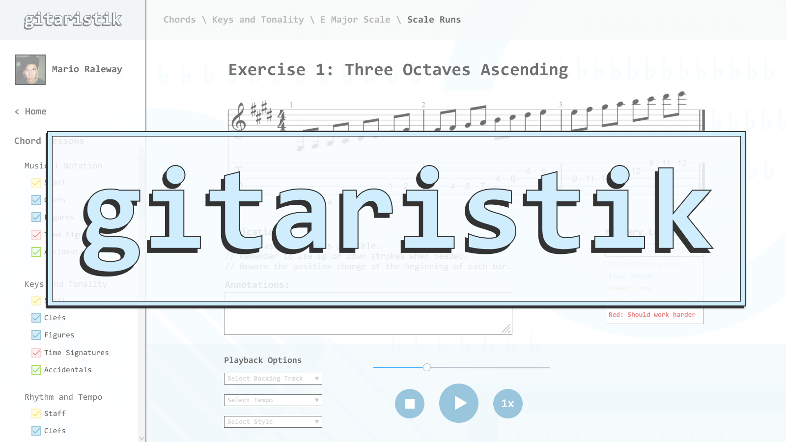 GitHub - luisbadolato/IronhackFinalProject: Guitar Learning App to ...