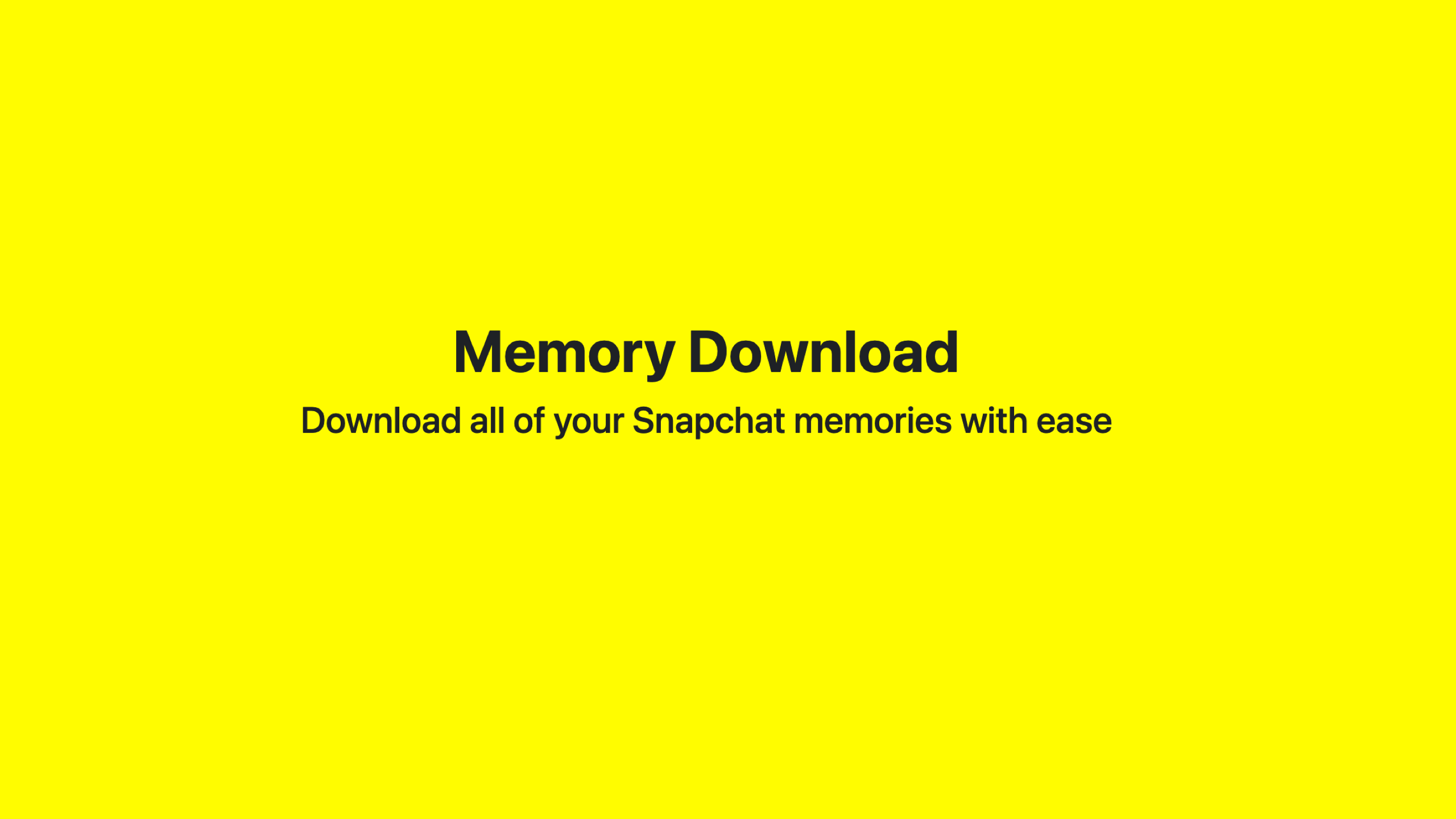 Memory - Download