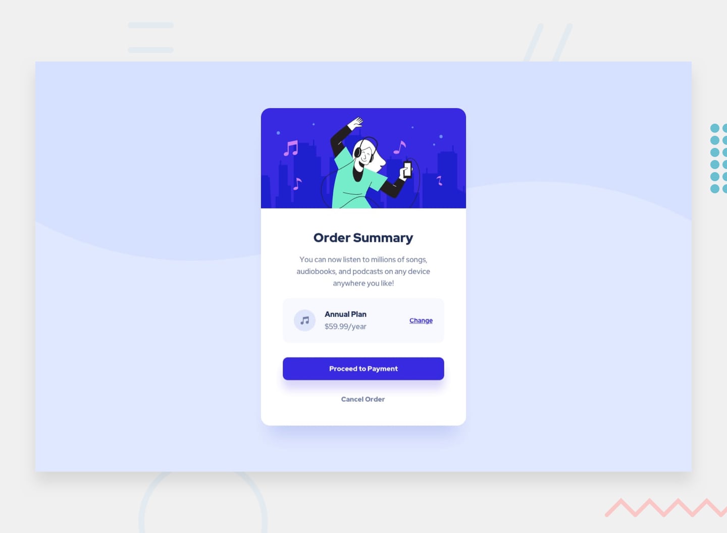GitHub - Anandtsi/Order-summary-html-css: FrontEnd Mentor challenge