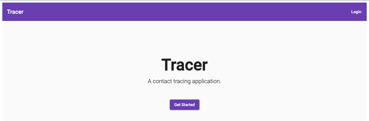 GitHub - gioperalto/tracer: Responsive digital contact tracing web ...