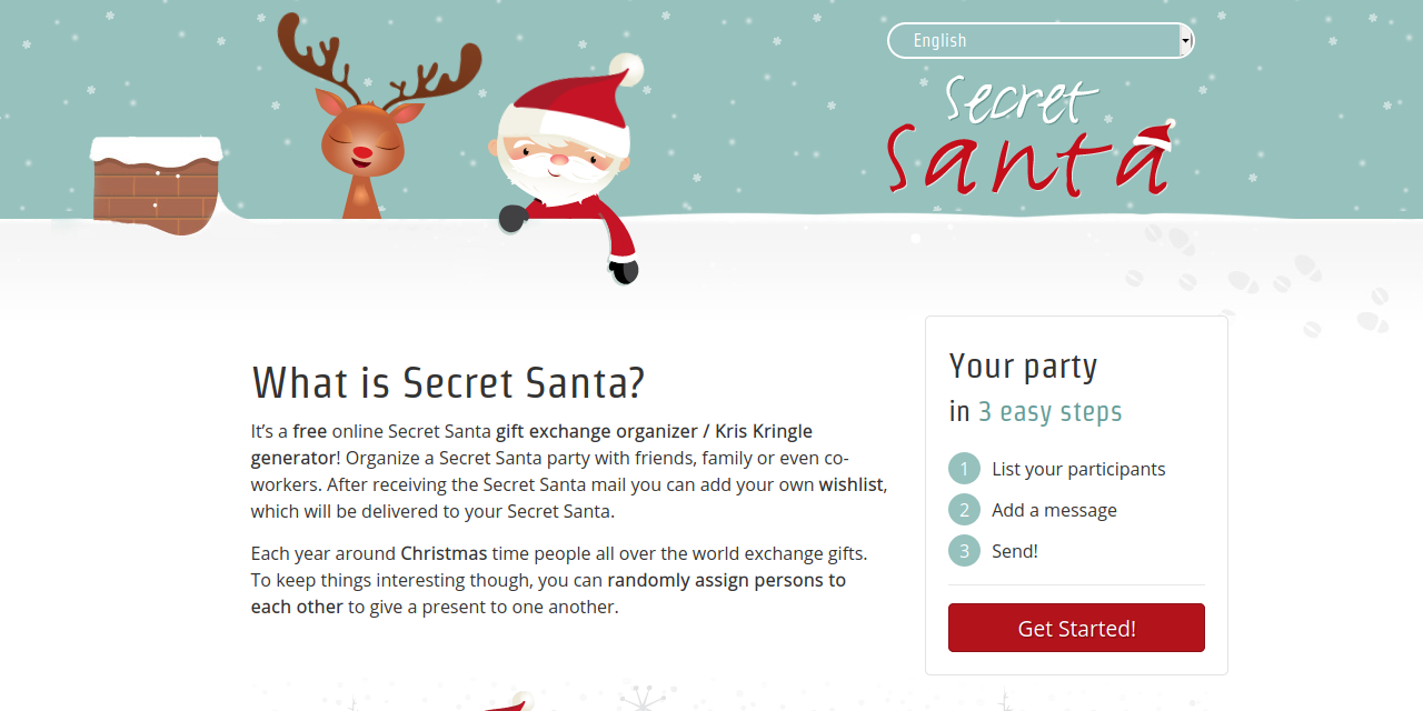 Github Intracto Secretsanta Secret Santa Is The 1 Online Gift Exchange Organizer Https Www Secretsantaorganizer Com