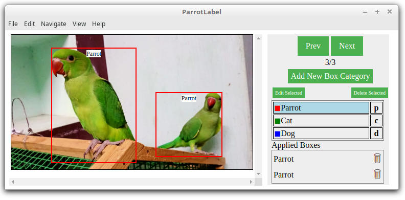 parrotlabel